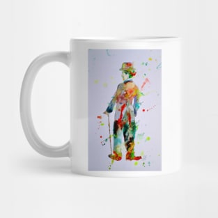 CHARLIE CHAPLIN watercolor portrait .5 Mug